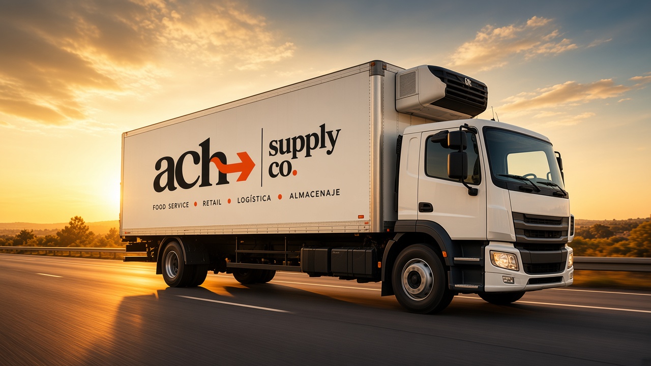 ACH truck on the highway